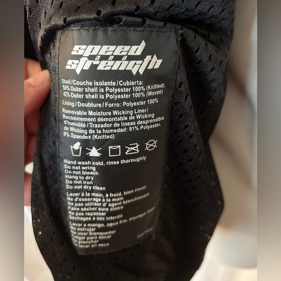 Jacket: speed and strength biker motorcycle 2xl - Picture 5 of 11